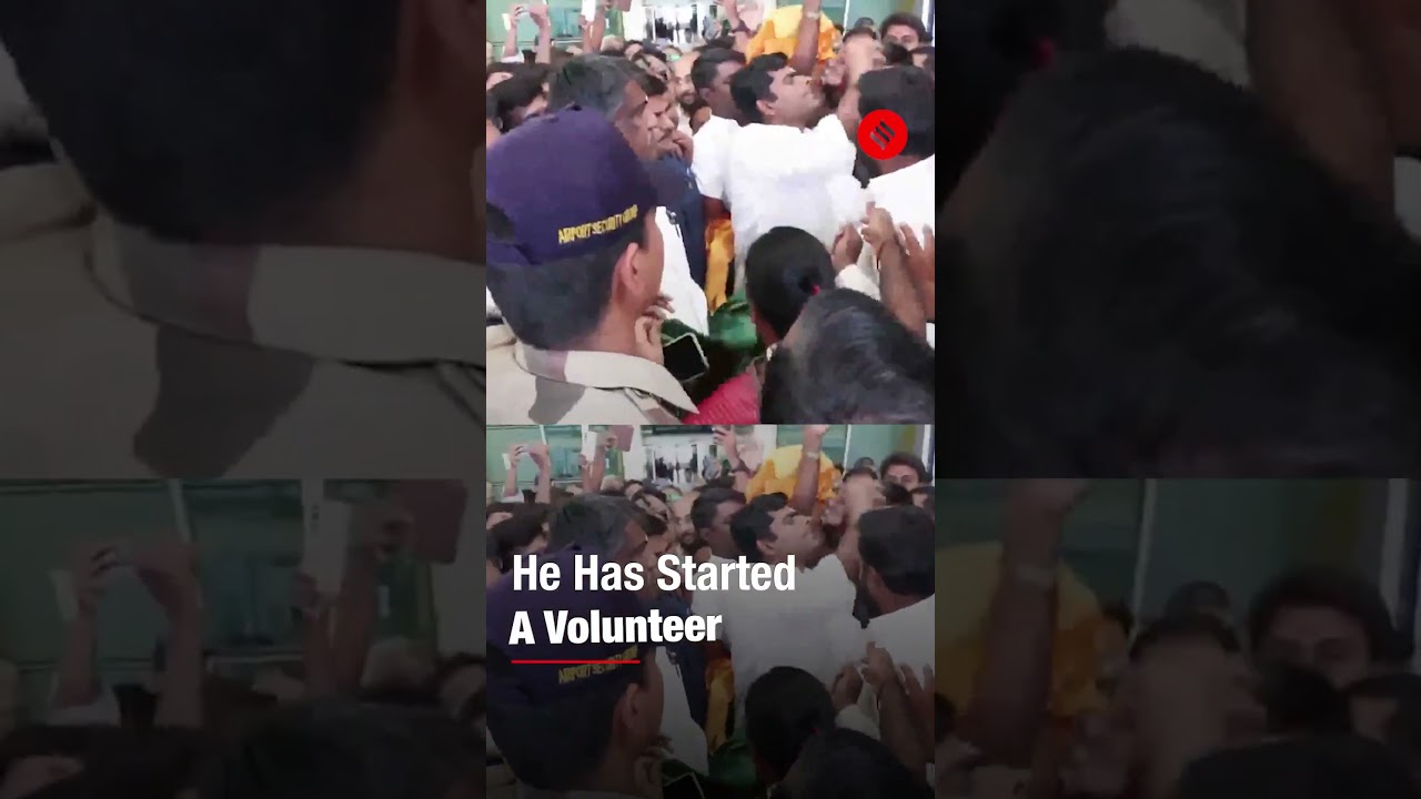 Former BJP Tamil Nadu Chief K Annamalai Receives Grand Welcome at Chennai Airport