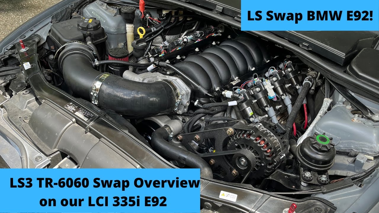 BMW E92 335i LS3 Swap Overview (Headers Cam Intake!) - LOUD BMW LS SWAP