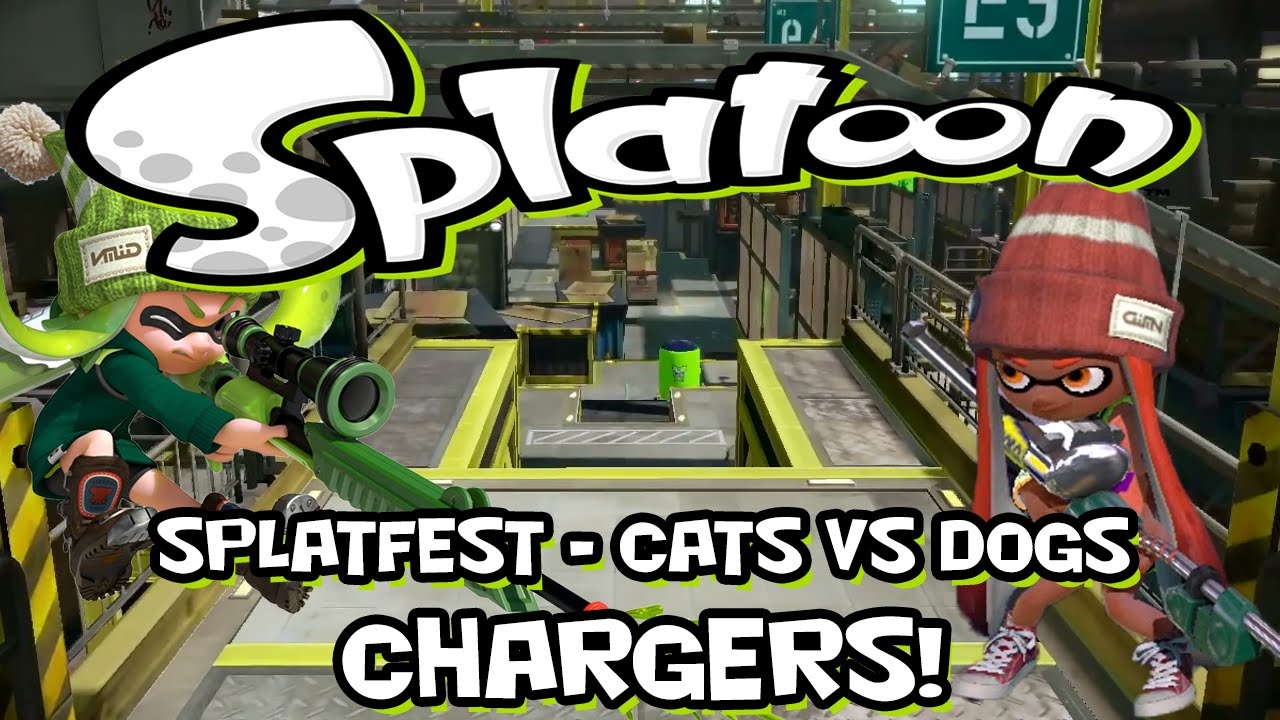 Splatoon Splatfest - Cats VS Dogs 1 - Chargers!
