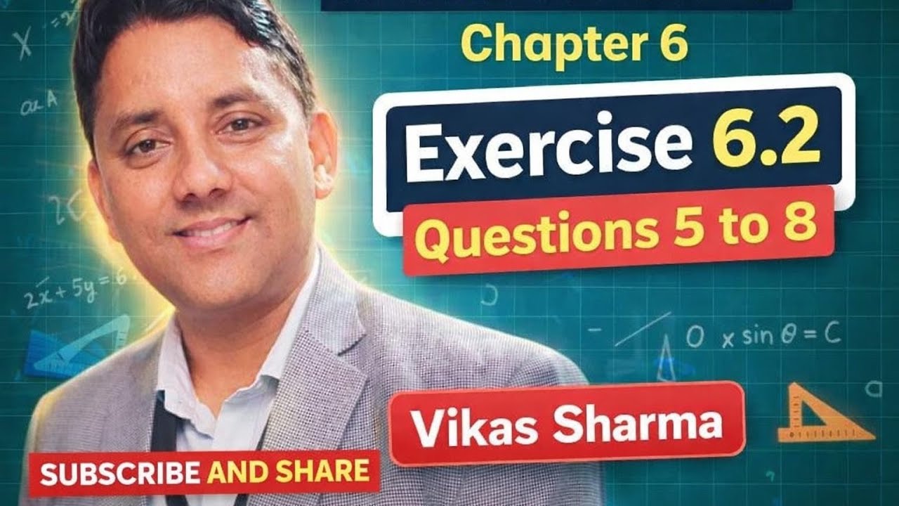 Class 10th Maths Chapter 6 Exercise 6.2 Question 5 to 8 