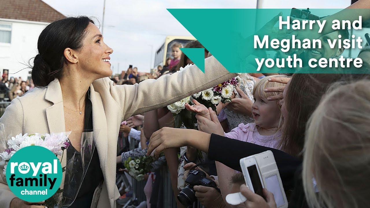 Prince Harry and Meghan visit JOFF youth centre in Peacehaven