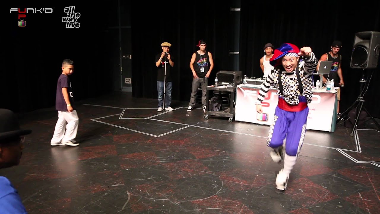 Top 8: BailRok vs Lil b | ATWL 2012 Locking Battle | Funk'd Up TV