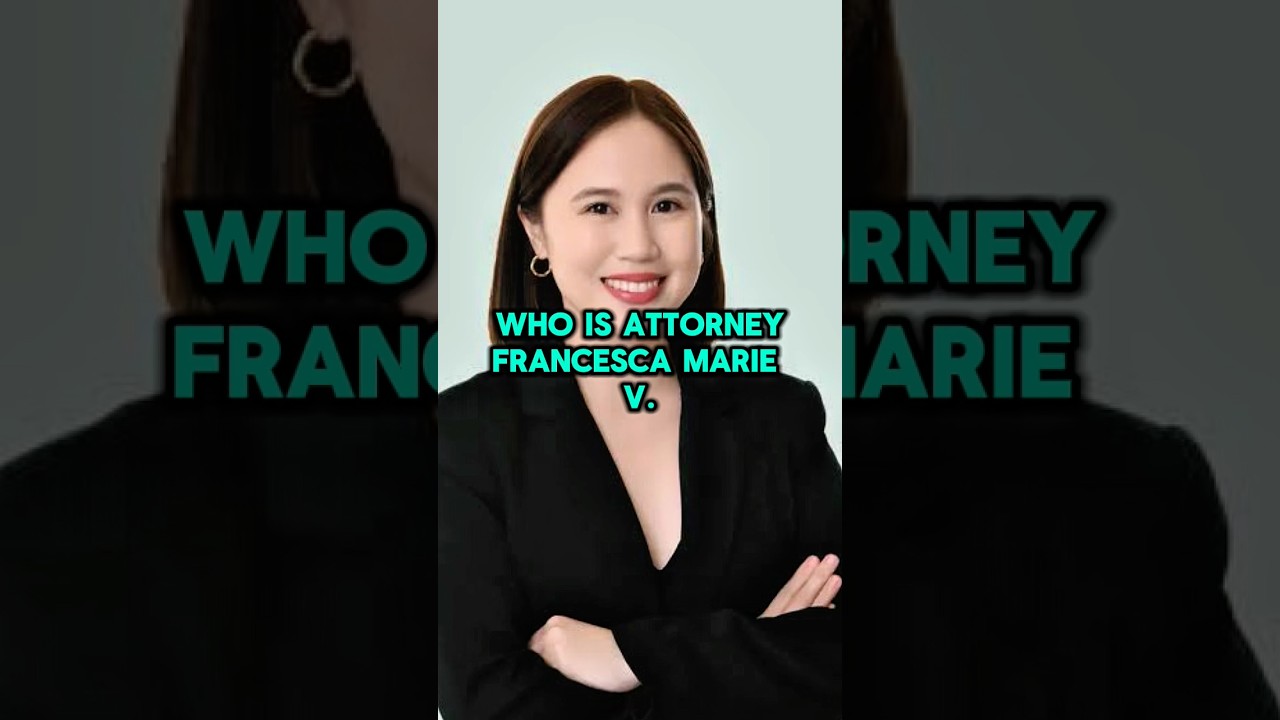 a legal associate at Fortun, Narvasa & Salazar Law Offices. #FrancescaFlores #PinayLawyer #history