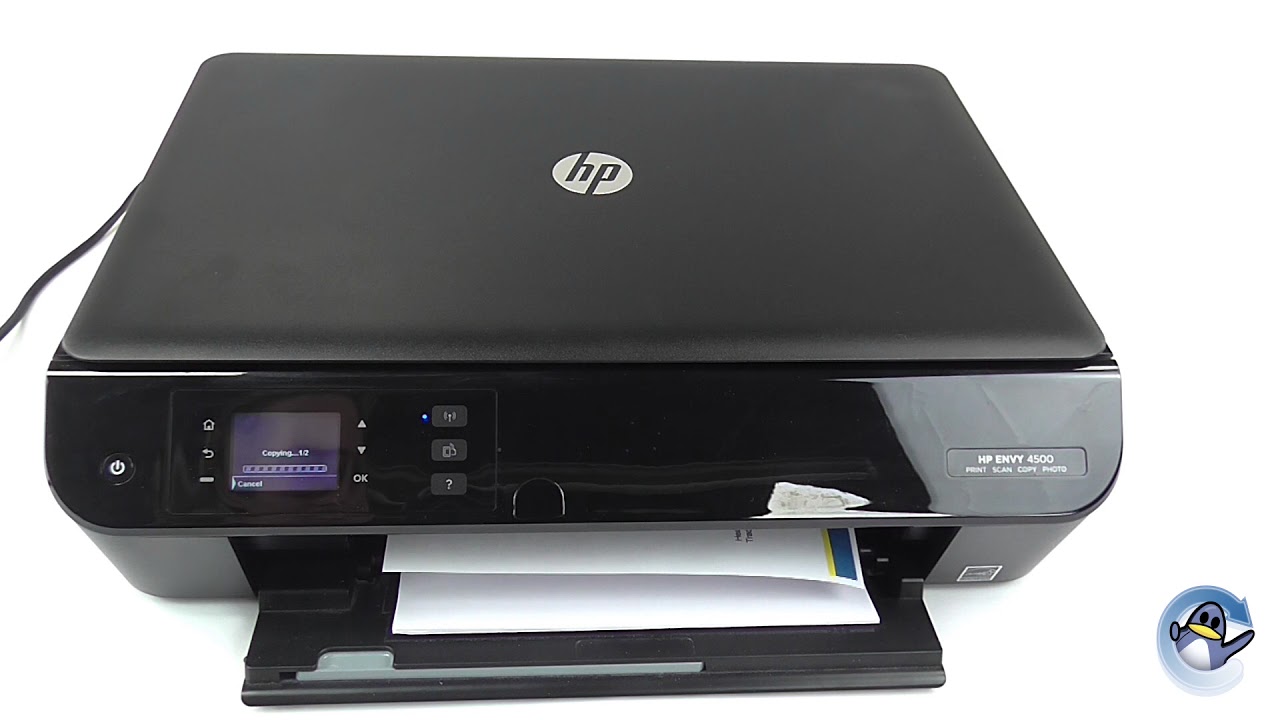 How to Photocopy and Duplex (double) Copy on A HP Envy 4500 Printer