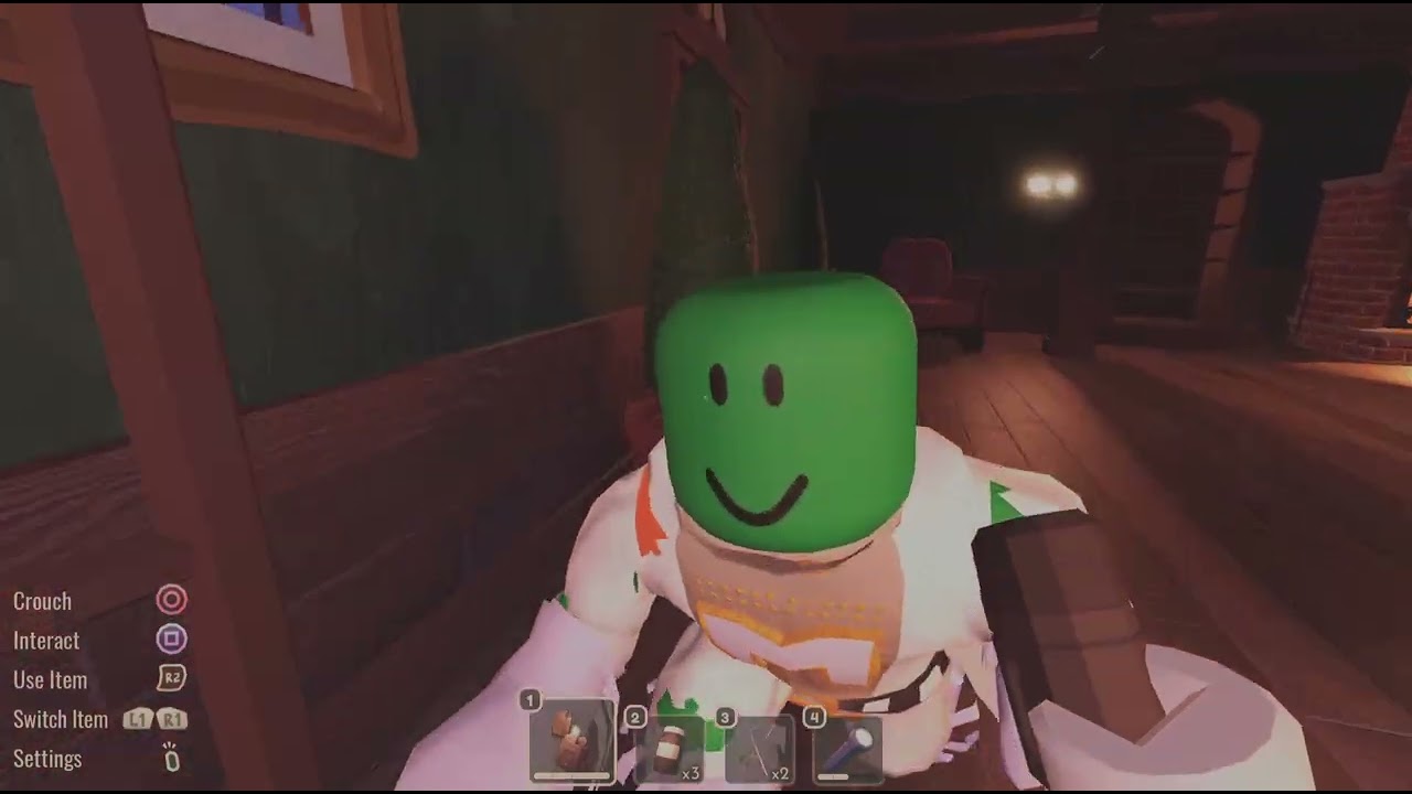 Playing doors with my friend