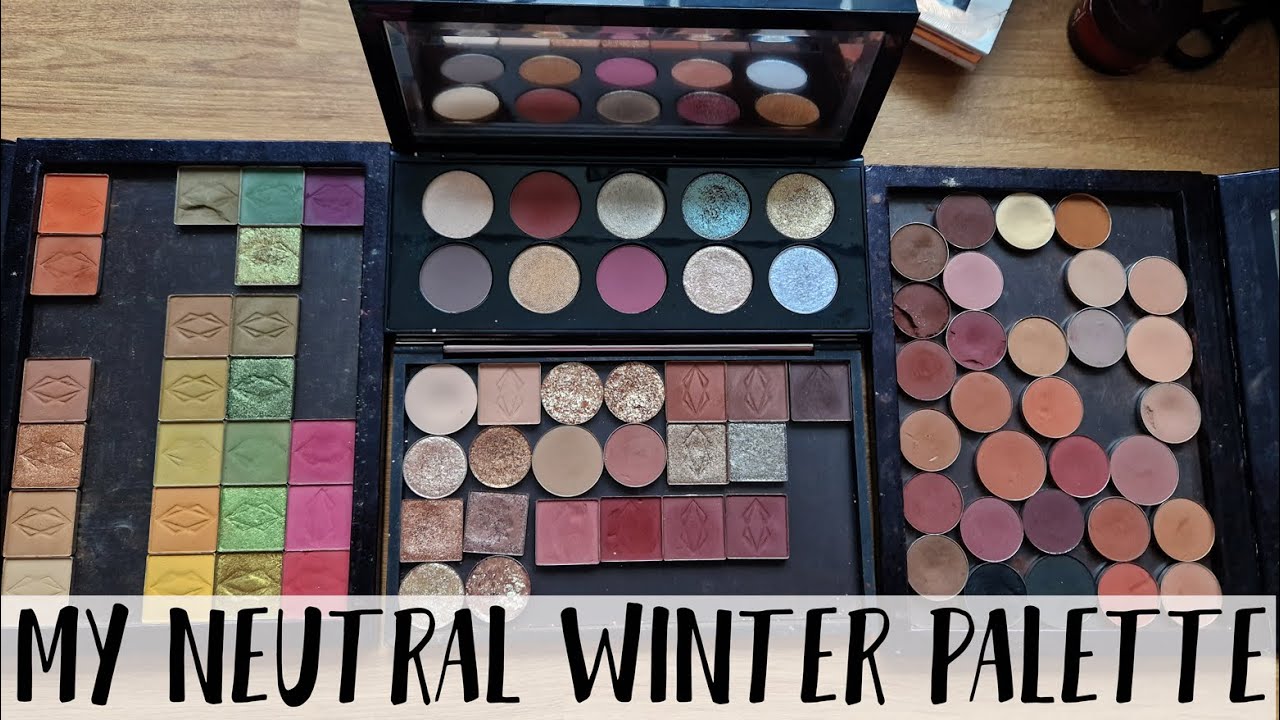 Neutral eyeshadow palette for Winter - BYOP