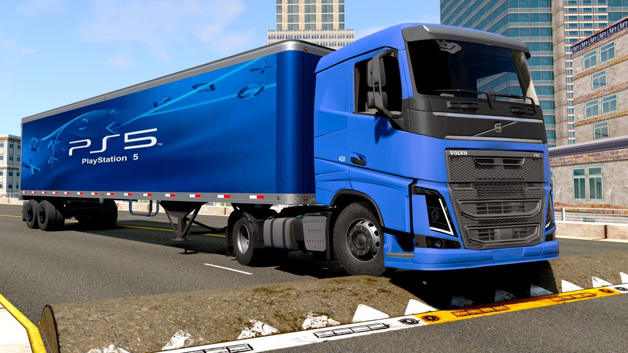 Trucks and Cars vs Speed Bumps #51 | BeamNG Drive | TruckBumps
