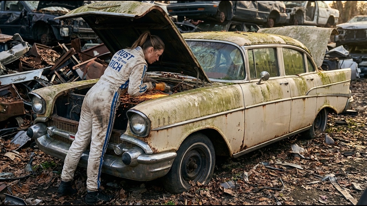 ASMR Car Restoration | 1950 Chevrolet Bel Air | Full Rebuild From Worn to Showroom Icon (4K POV)