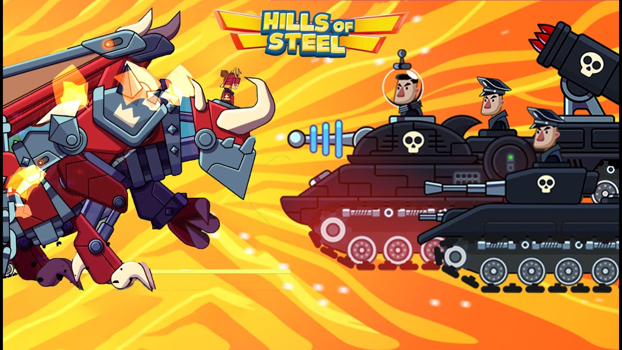 Hills of Steel : Legendary Tank Immortal VS All 11 Bosses   