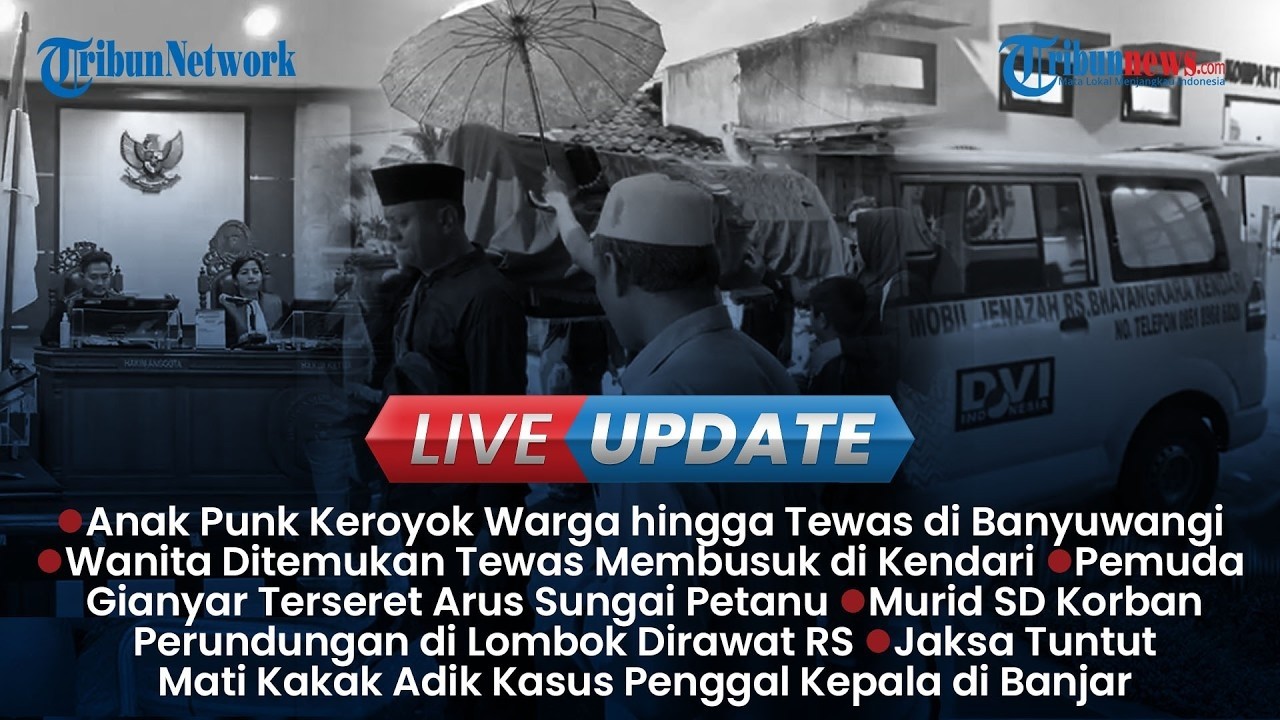 Belasan Anak Punk Keroyok Warga Hingga Tewas di Banyuwangi | Update • SIANG | Jumat, 6 Februari 2026