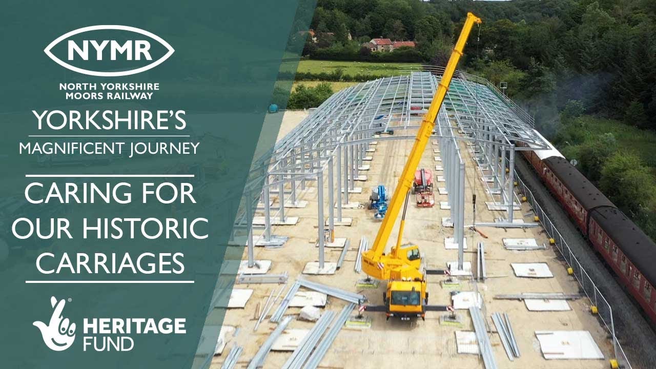 Construction of the Carriage Stable at the North Yorkshire Moors Railway