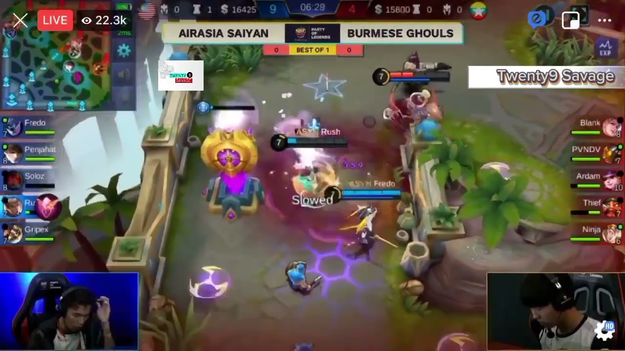 MSC 2018 Airasia Saiyan (Team Malaysia ) Vs Burmese Ghouls (Team Myanmar ) Best Of 1