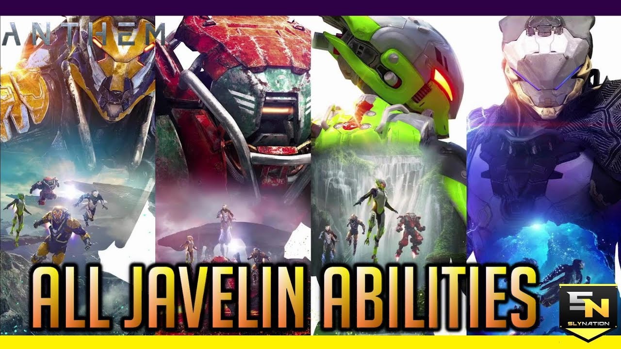 Anthem | All 4 Javelin Abilities: Intrinsic, Offensive, & Support