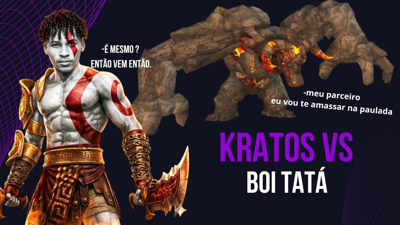 KRATOS VS BOI TATÁ JOGANDO GOD OF WAR ATÉ ZERAR PARTE 4