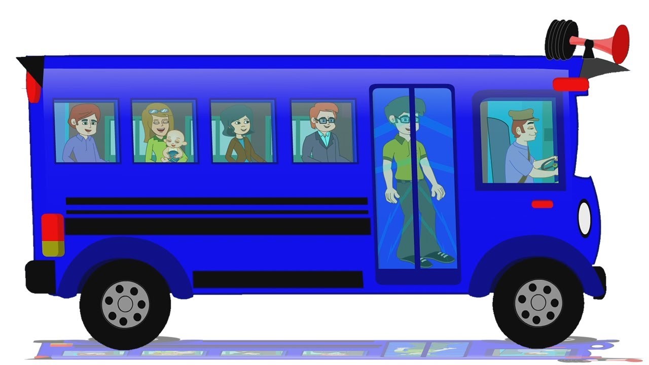 Rodas no ônibus  Rimas populares de berçário  Children Preschool Rhymes  The Wheels on the Bus