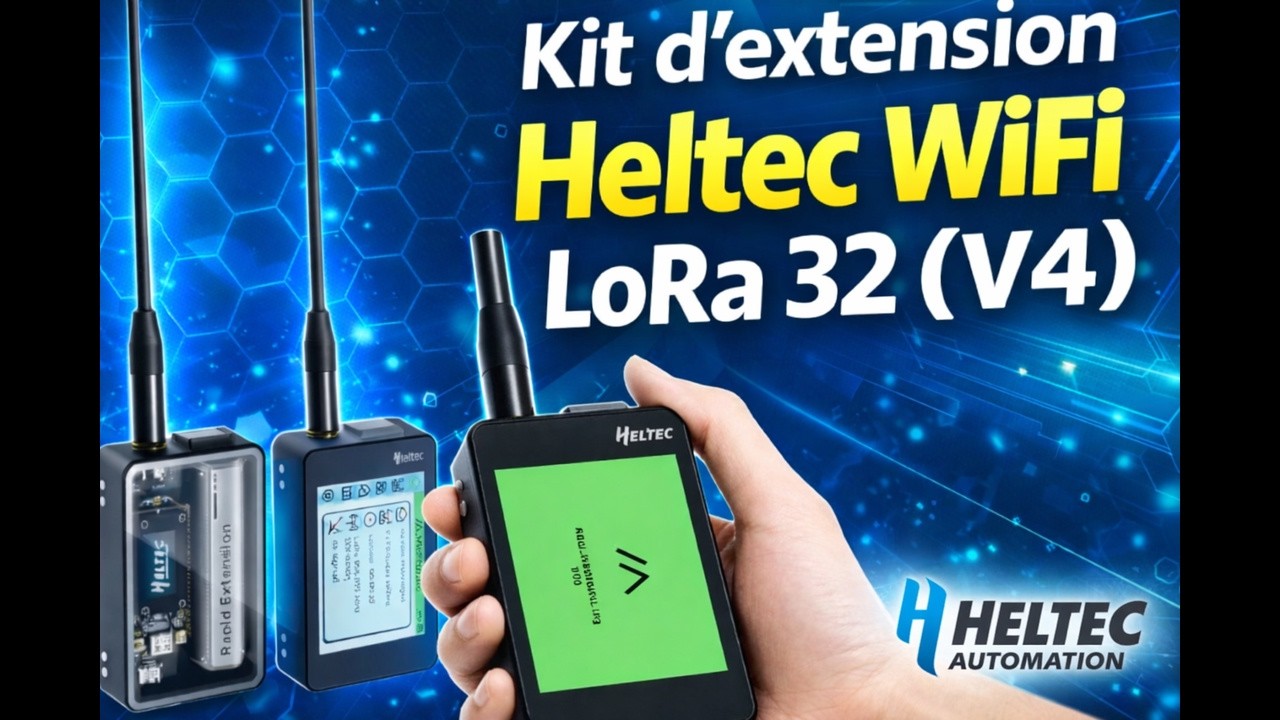 Kit d'extension Heltec LORA 32 V4, juste génial !