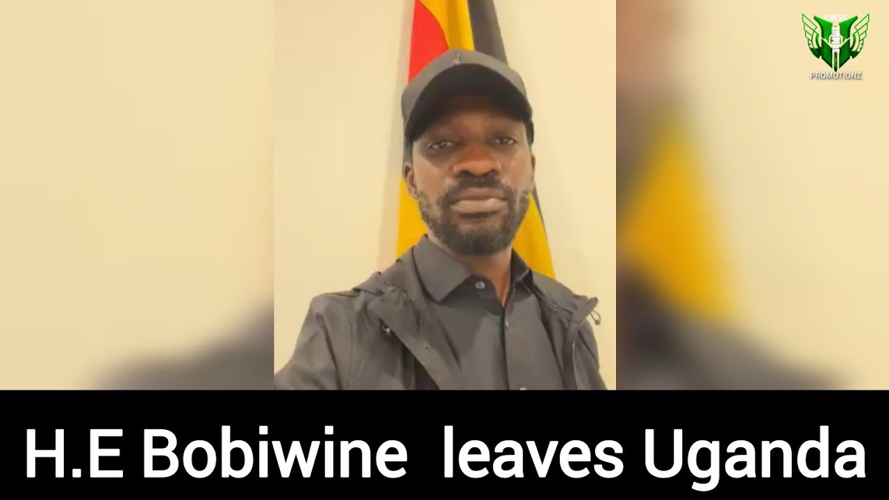 Breaking news;Bobiwine leaves Uganda after spending two months in hiding.