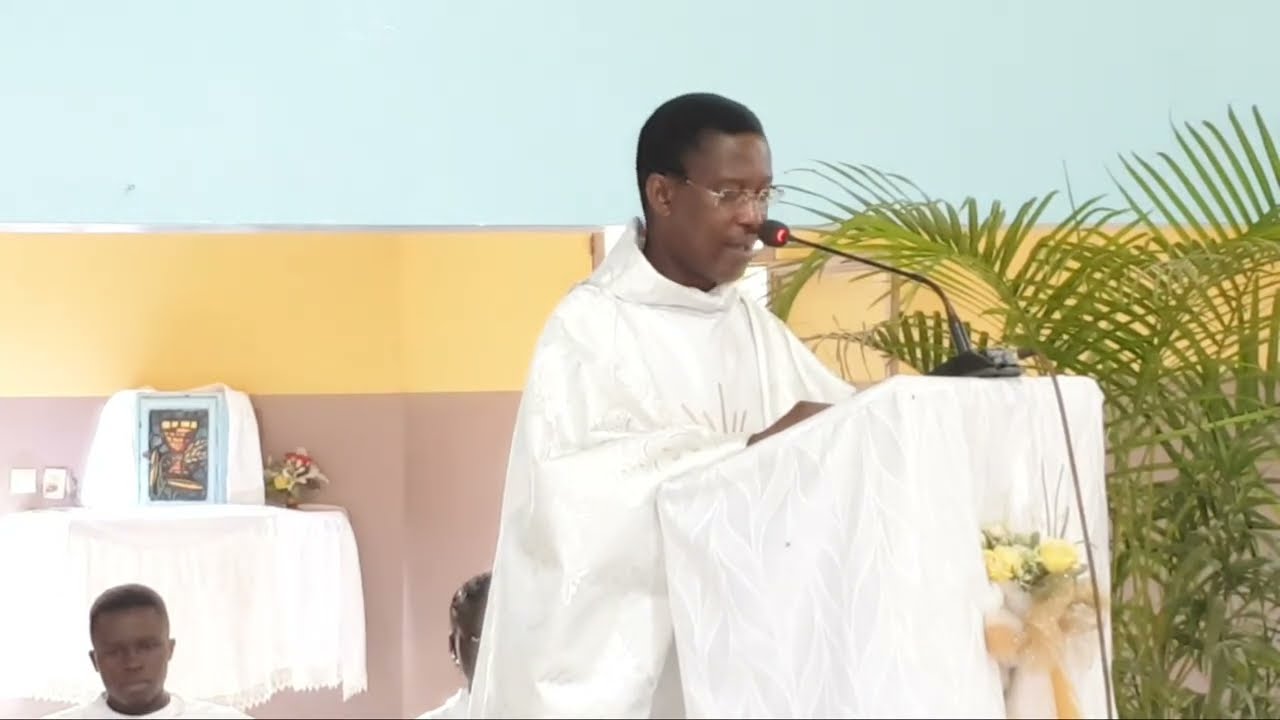 FÊTE PATRONALE SAINT JEAN BAPTISTE DE THIÈS. MESSE PRÉSIDÉE PAR ABBÉ DAVID LAMANE DIOP.