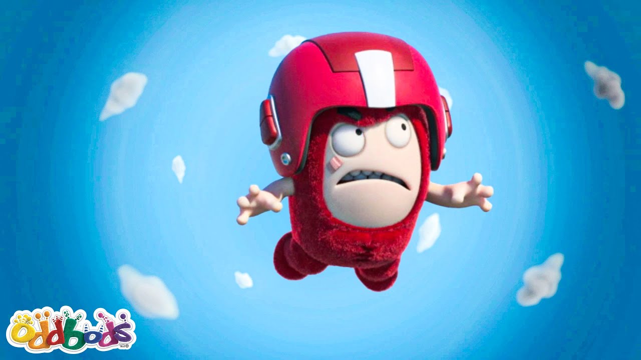 Oddbods SKYDIVING! | Oddbods - Sports & Games Cartoons for Kids