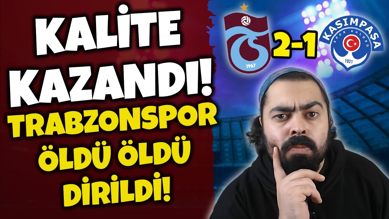 ZUBKOV İPTEN ALDI! TRABZONSPOR - KASIMPAŞA MAÇ SONU YORUMLARI Konuk: @KyzikosSpor