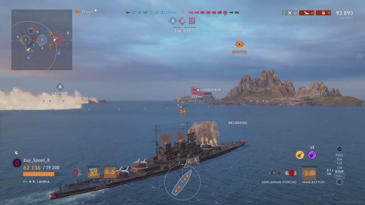 World of Warships: Legends | R. Lauria brings a whole new meaning to overmatch