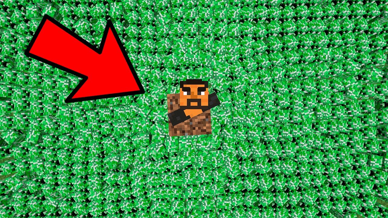 PUEDO SOBREVIVIR A 1000 CREEPERS