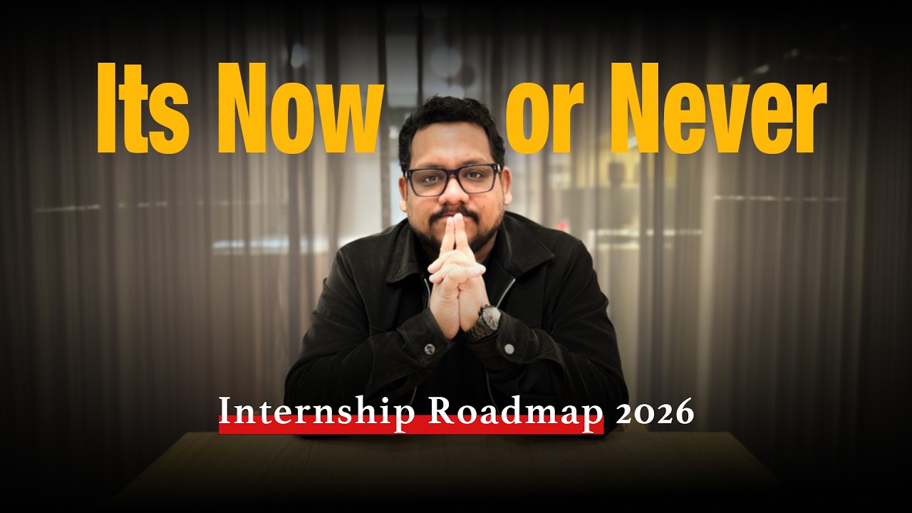 Perfect Roadmap to get Paid Internship in 2026