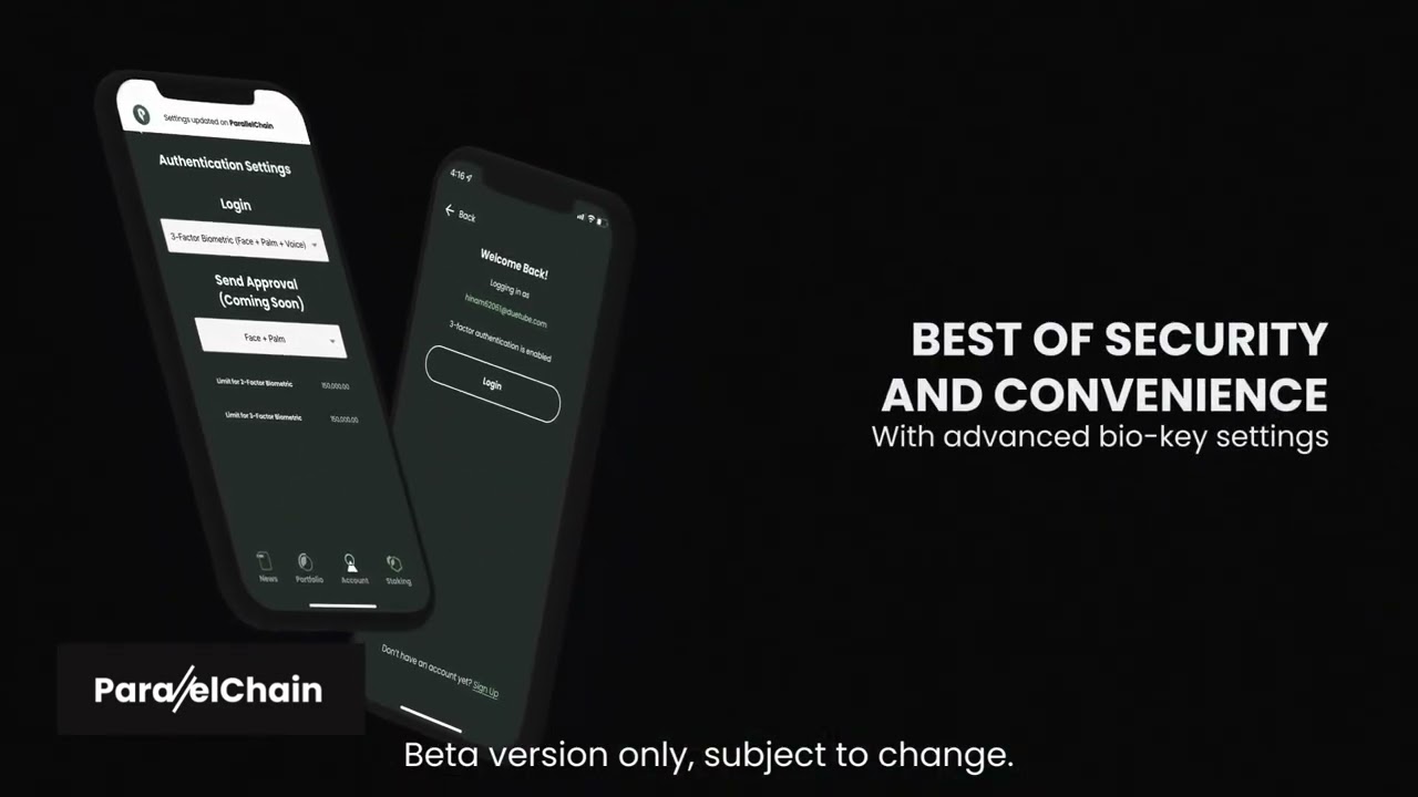 ParallelWallet BETA (iOS and Android).