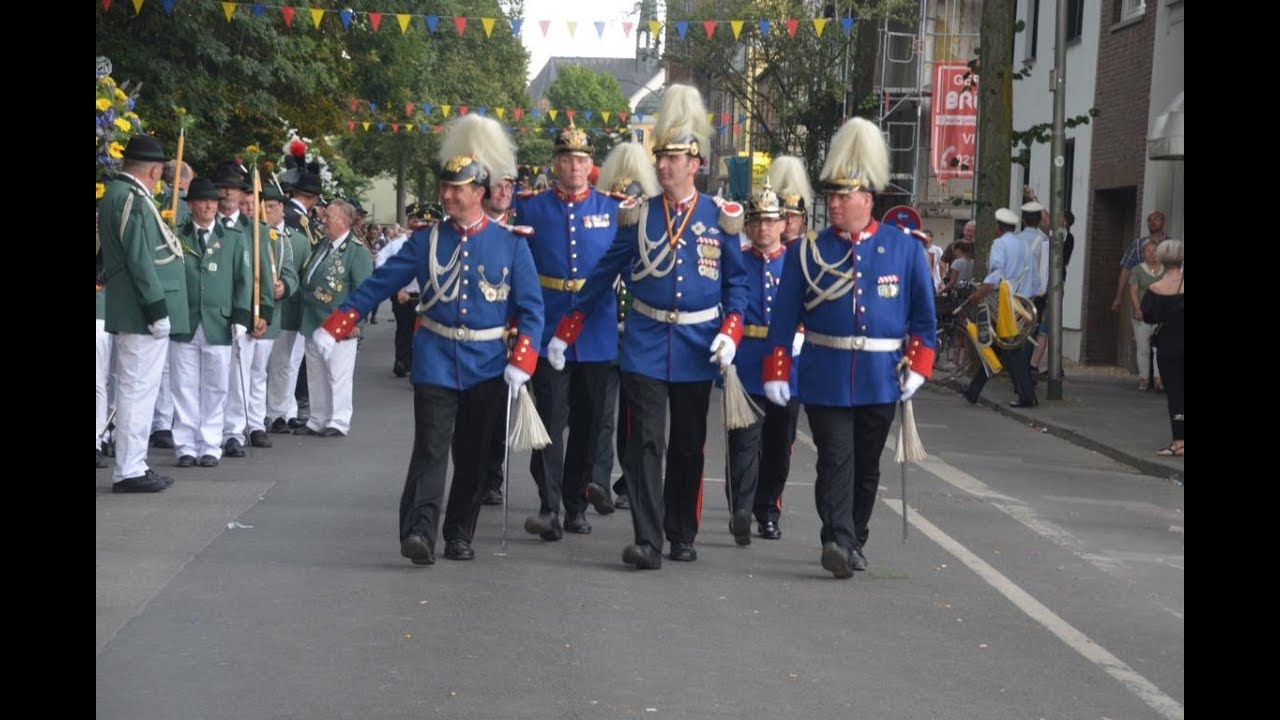2018 0709 V01 Schützenfest Willich   Schützenzug