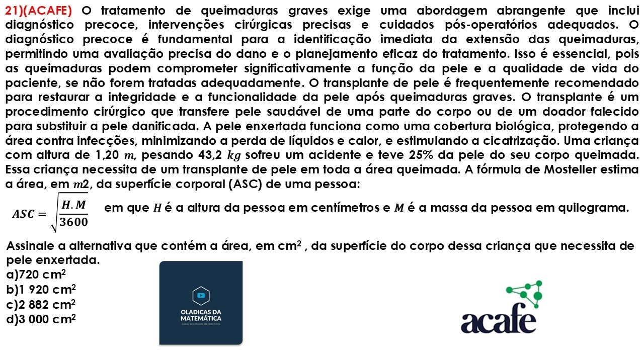 ACAFE 2026/1 QUESTÃO 21