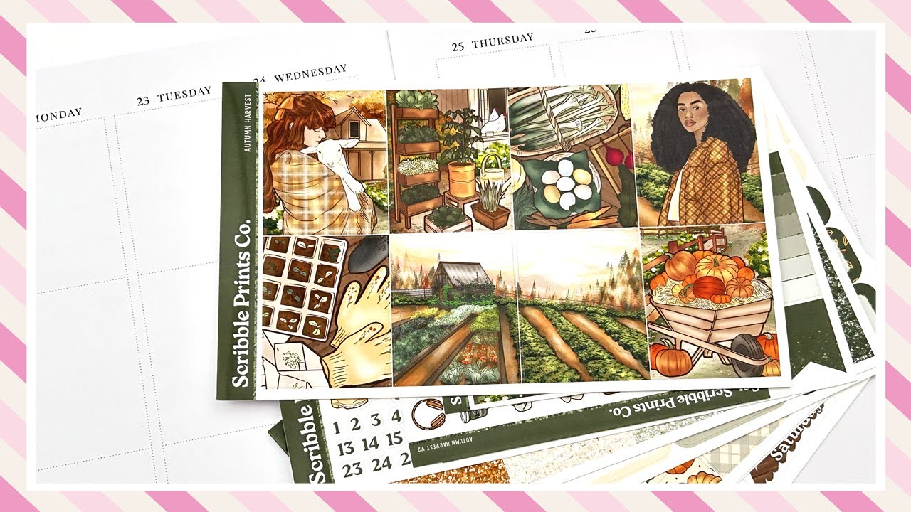 Plan With Me ☆ Autumn Harvest (Scribble Prints Co)