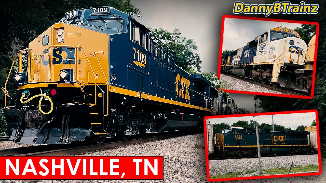 FRESH PAINT and Operation Lifesaver Unit Highlight Multiple CSX Mixed Freight Catches | DannyBTrainz