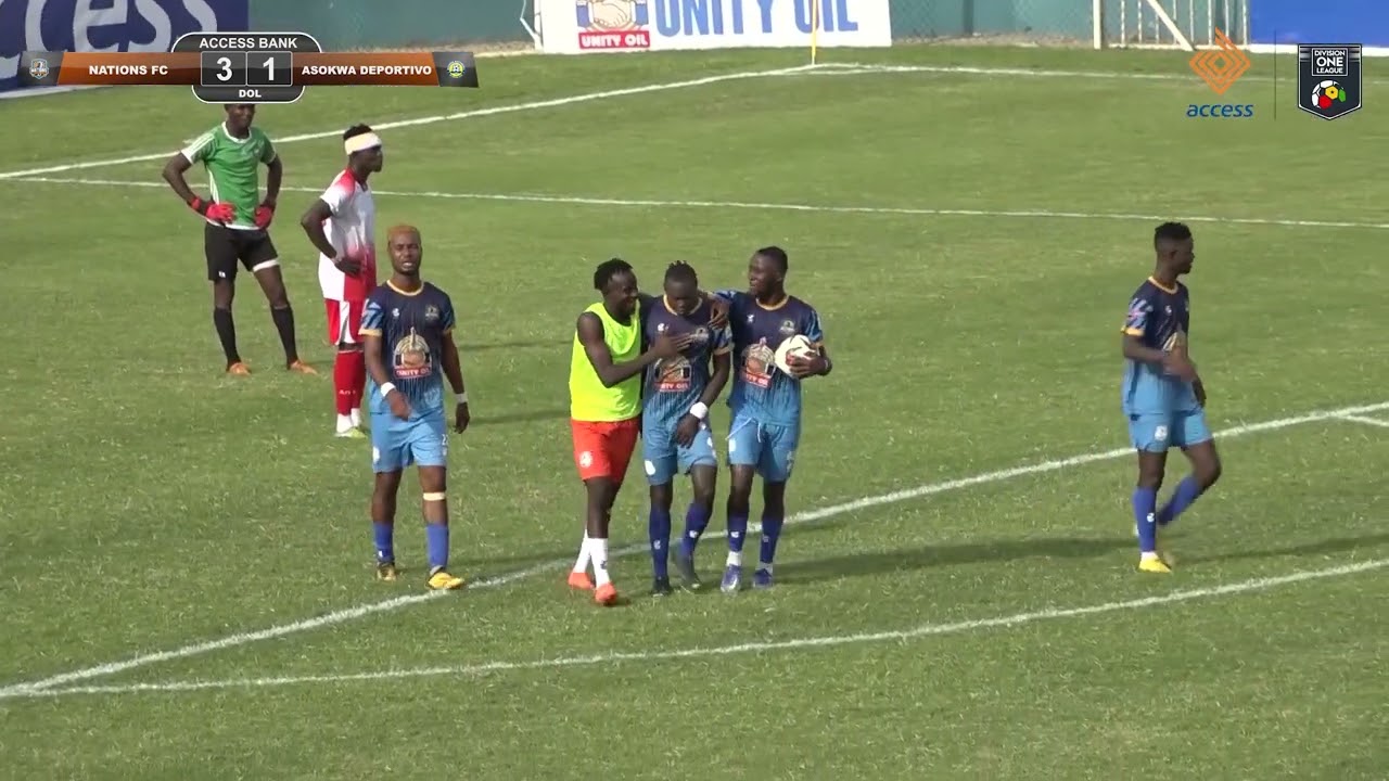 NATIONS FC 3 - 1 ASOKWA DEPORTIVO - 2022/23 ACCESS BANK DIVISION ONE LEAGUE HIGHLIGHT
