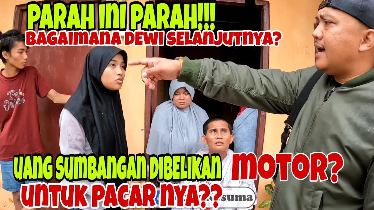 UANG SUMBANGAN MAU DIBELIKAN MOTOR?? MACAM MANA SI LIA INI!!!!