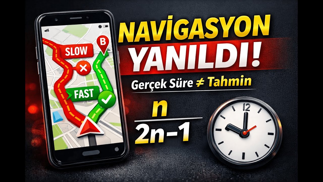 Navigasyon Yanıldı! | Parametreli Oran - Hız Problemi | TYT - KPSS - AYT Matematik