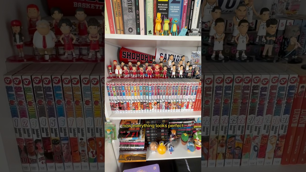 Slam Dunk Figure Collection! A beautiful display for my favourite manga of all time #slamdunk