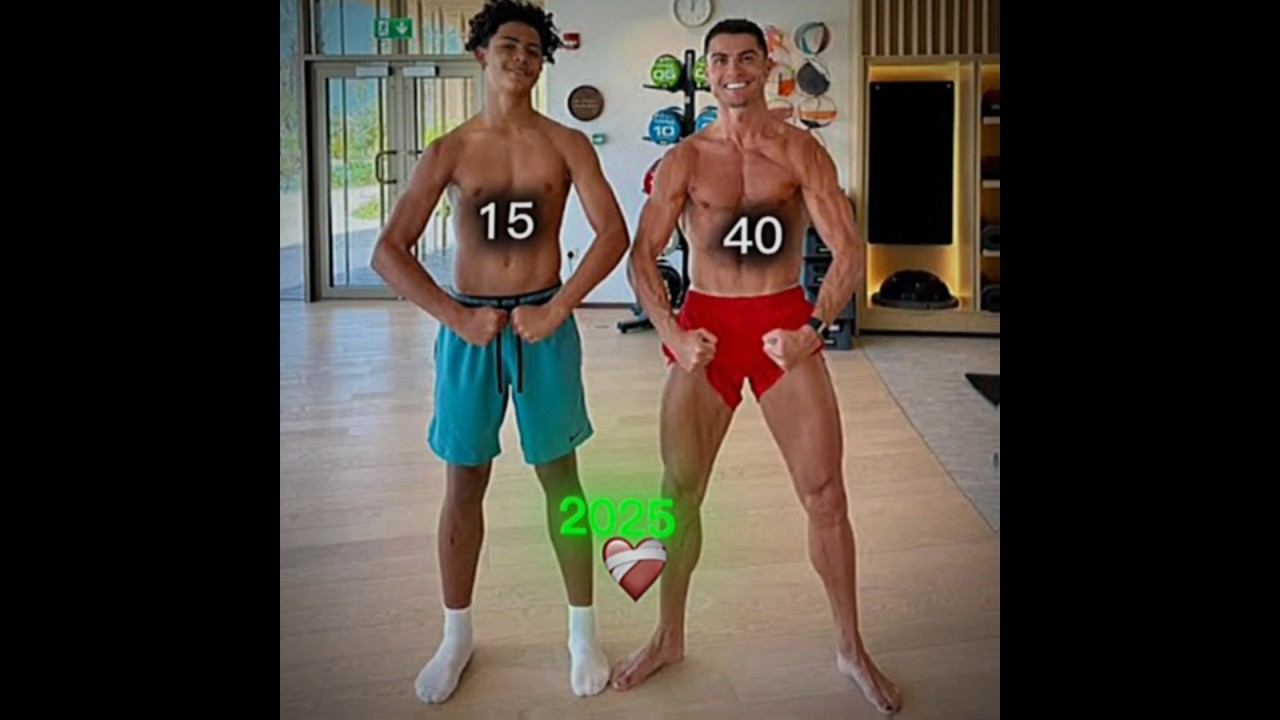 Ronaldo x Ronaldo jr ❤️&zwj;🔥 #soccerplayer #edit #fypシ゚viral #fyp #viral [10m+]