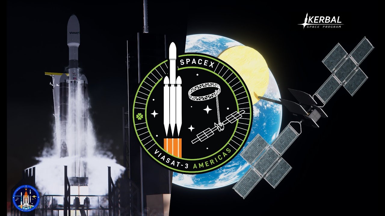 Viasat-3 Americas | Falcon Heavy | KSP Short