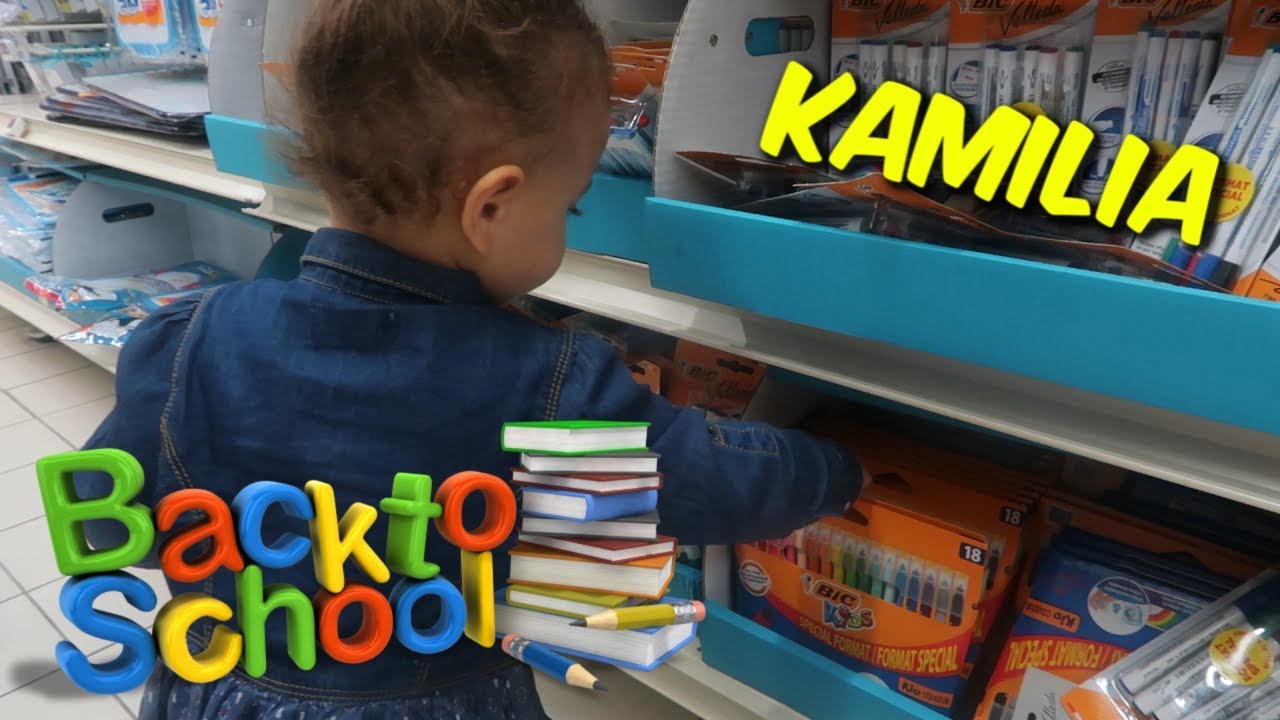 CHASSE AUX FOURNITURES SCOLAIRE pour KAMILIA rentrée à la crèche BACK TO SCHOOL 2019