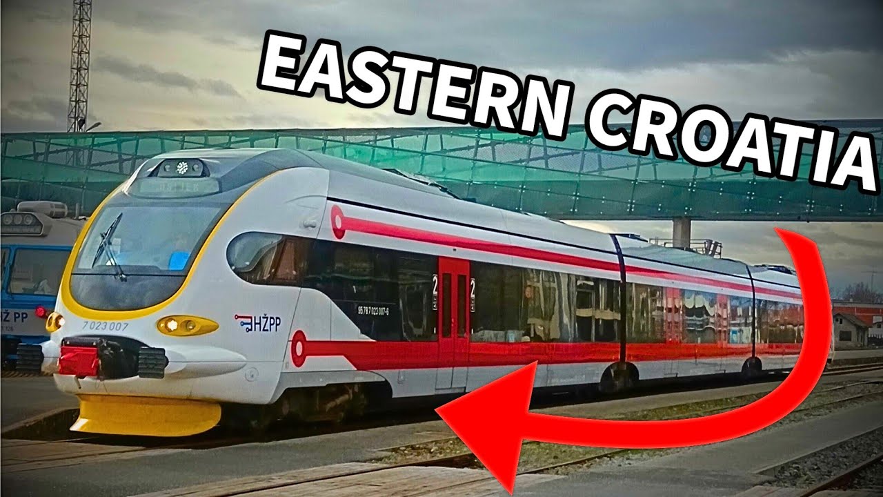 Zagreb to Osijek by train - travelling across half of Croatia on rail