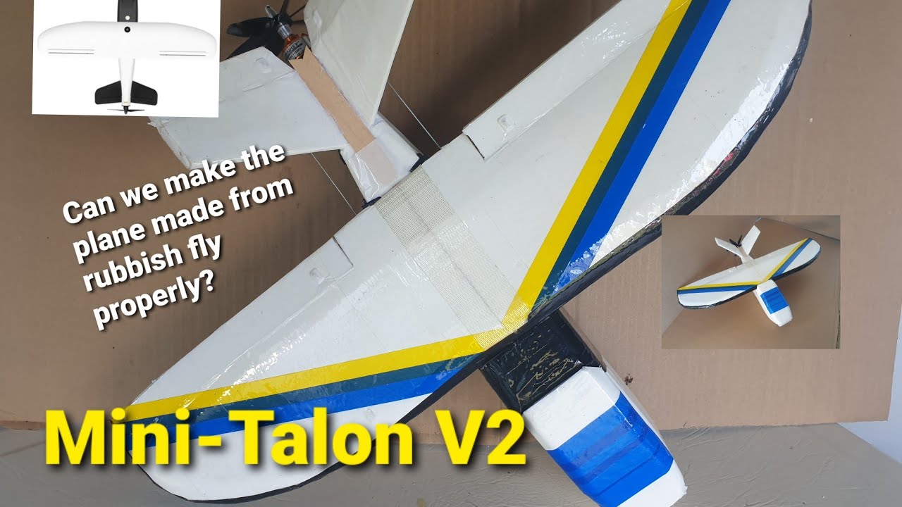 Mini Talon FPV Drone scratch build Mods! Can we make it fly better?