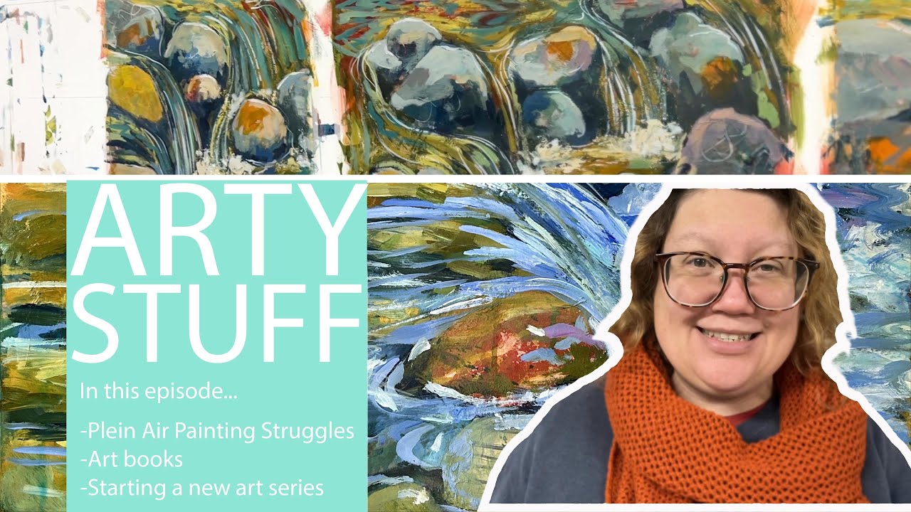 Arty Stuff Vlog - What is wrong with my plein-air colours? New Art Books and starting a series