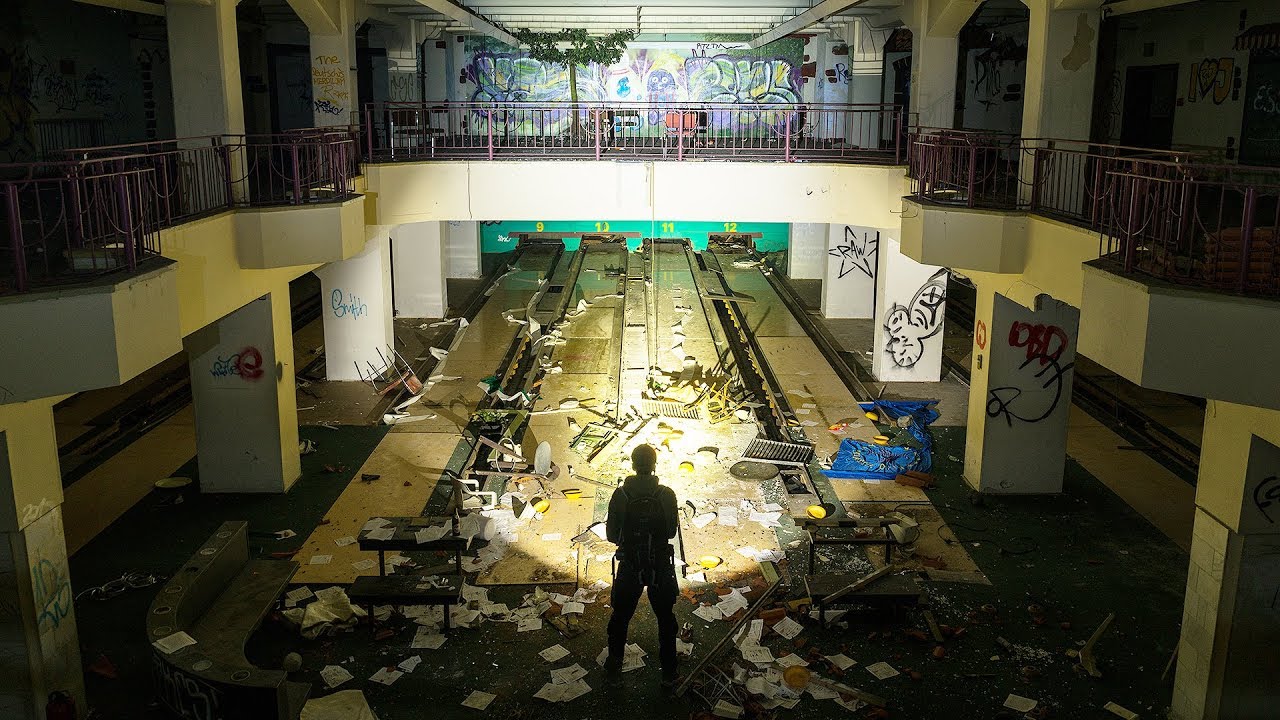 Hidden Underground: Secret Abandoned Bowling Club Exploration - Urbex Lost Places Germany