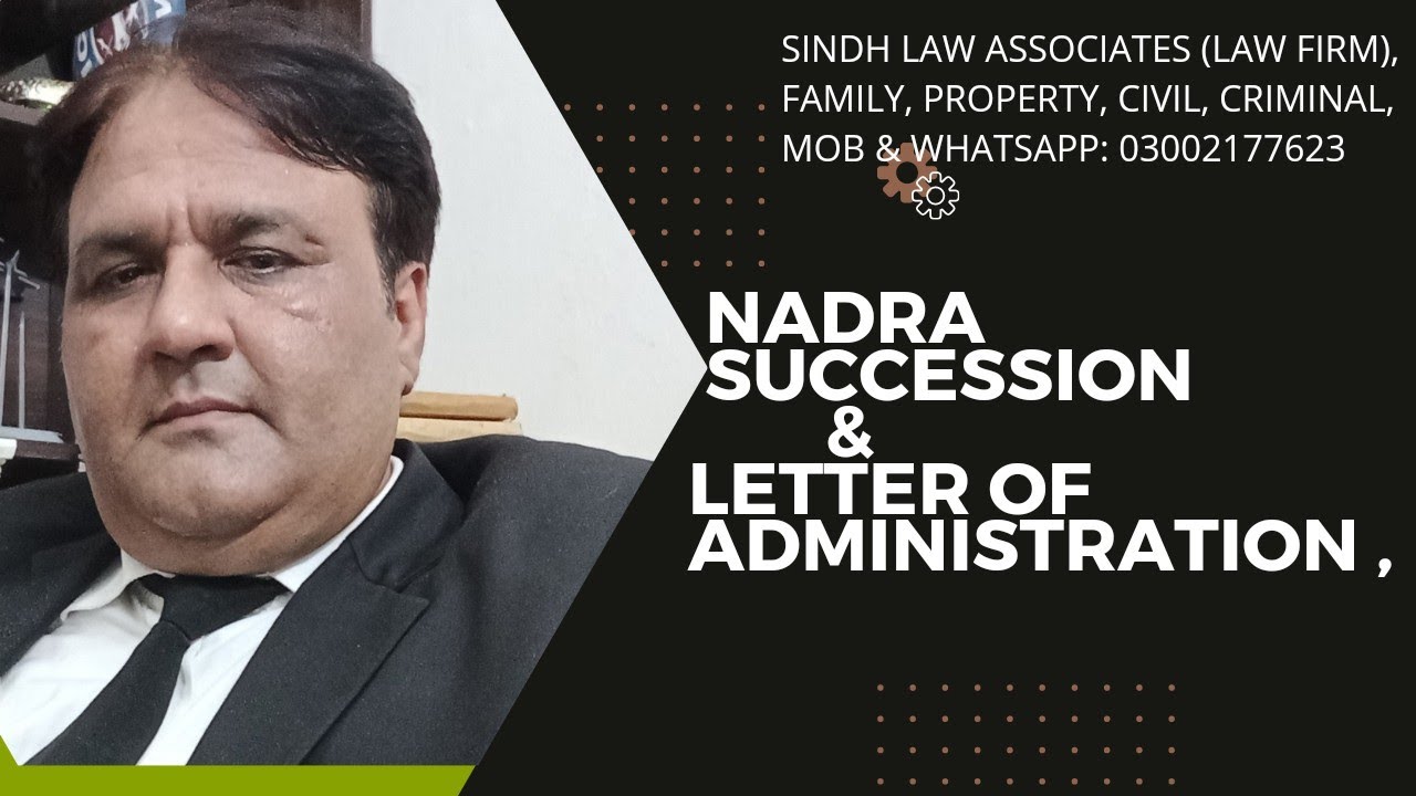 NADRA|Succession Certificate|Letter of Administration|Decline letter of NADRA|wirast|city court