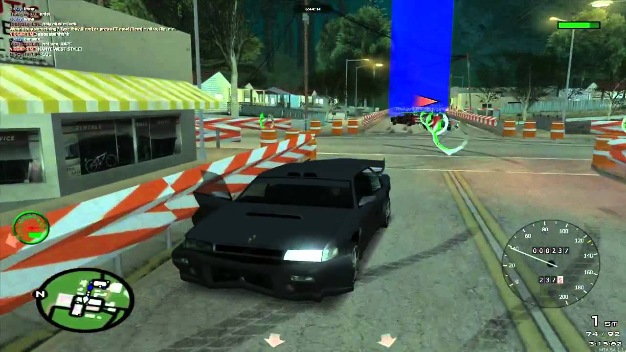 SA:MTA - PC - Sept. 16, 2011 - BGF Event Vid #3 - Races & BUSTED! - Syou's PoV