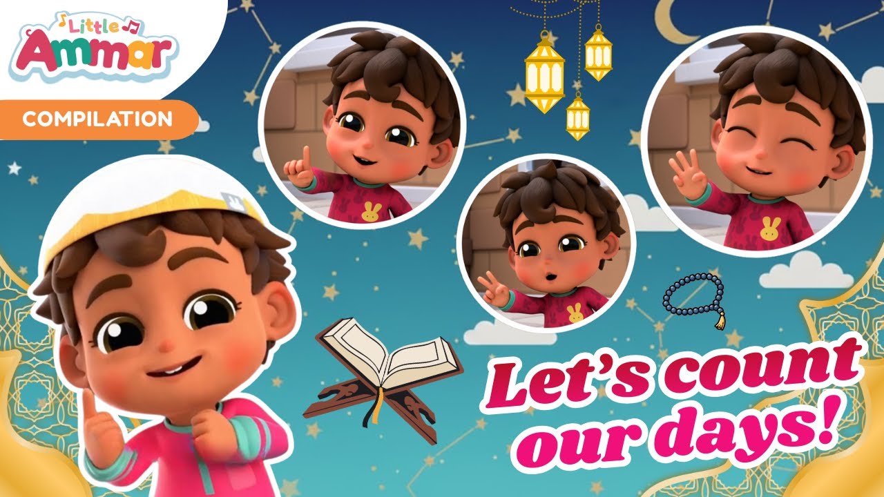 🌙 Little Ammar -  Lets Count Our Days till Ramadhan ✨ | From the Makers of Omar & Hana | Durioo+