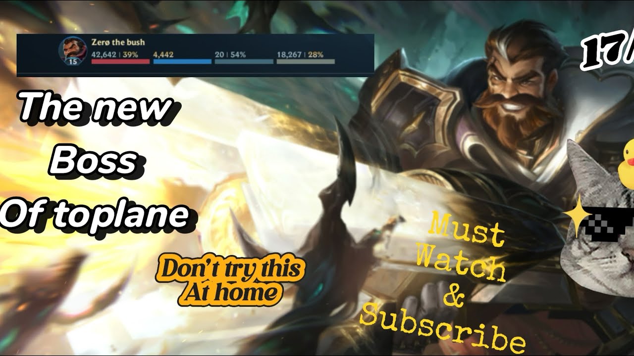 Wild rift (Season 14) Graves top lane is broken#graves #wildrift #mustwatch