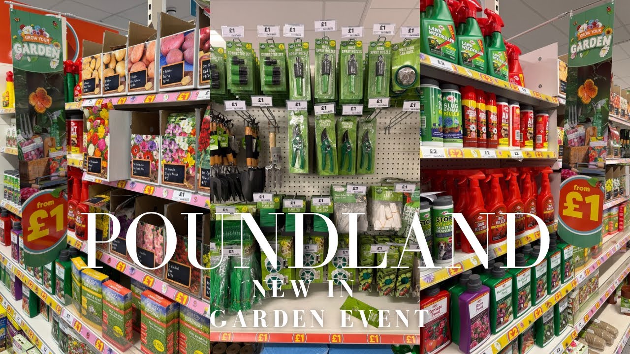 NEW IN POUNDLAND | New Garden Products 🌱