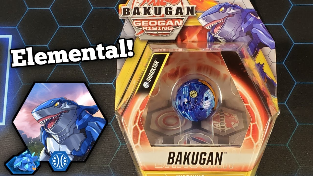 Bakugan Elemental Sharktar Geogan Rising Opening!!