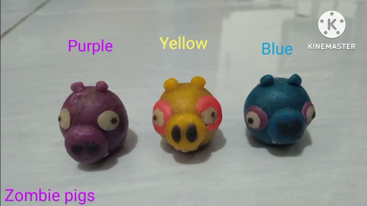 My Angry Birds Clay Models Collection part 1 (Read in Description)
